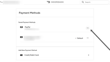 How to Remove Card From DoorDash image 3
